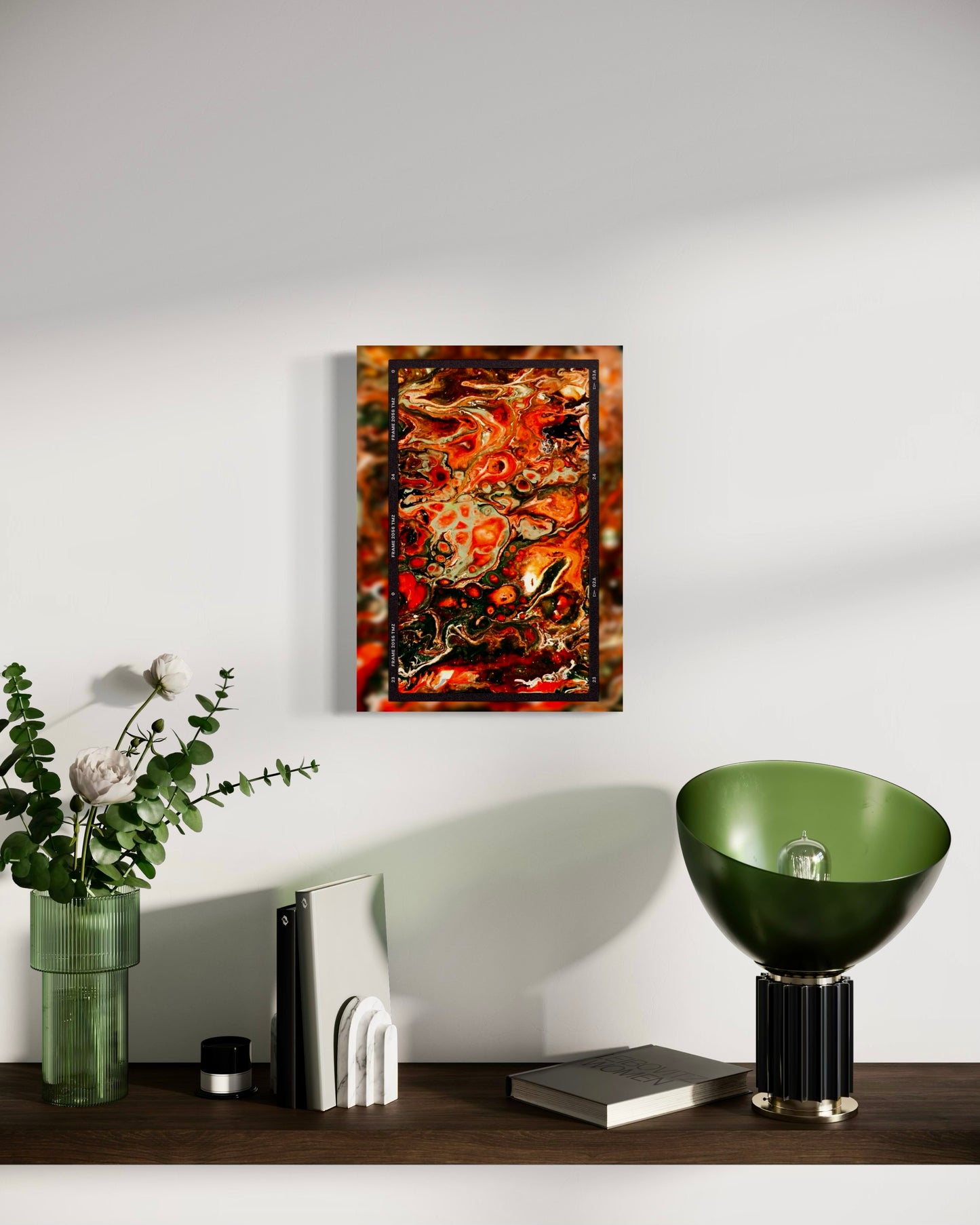 Photo Art - Pour Paint Framed