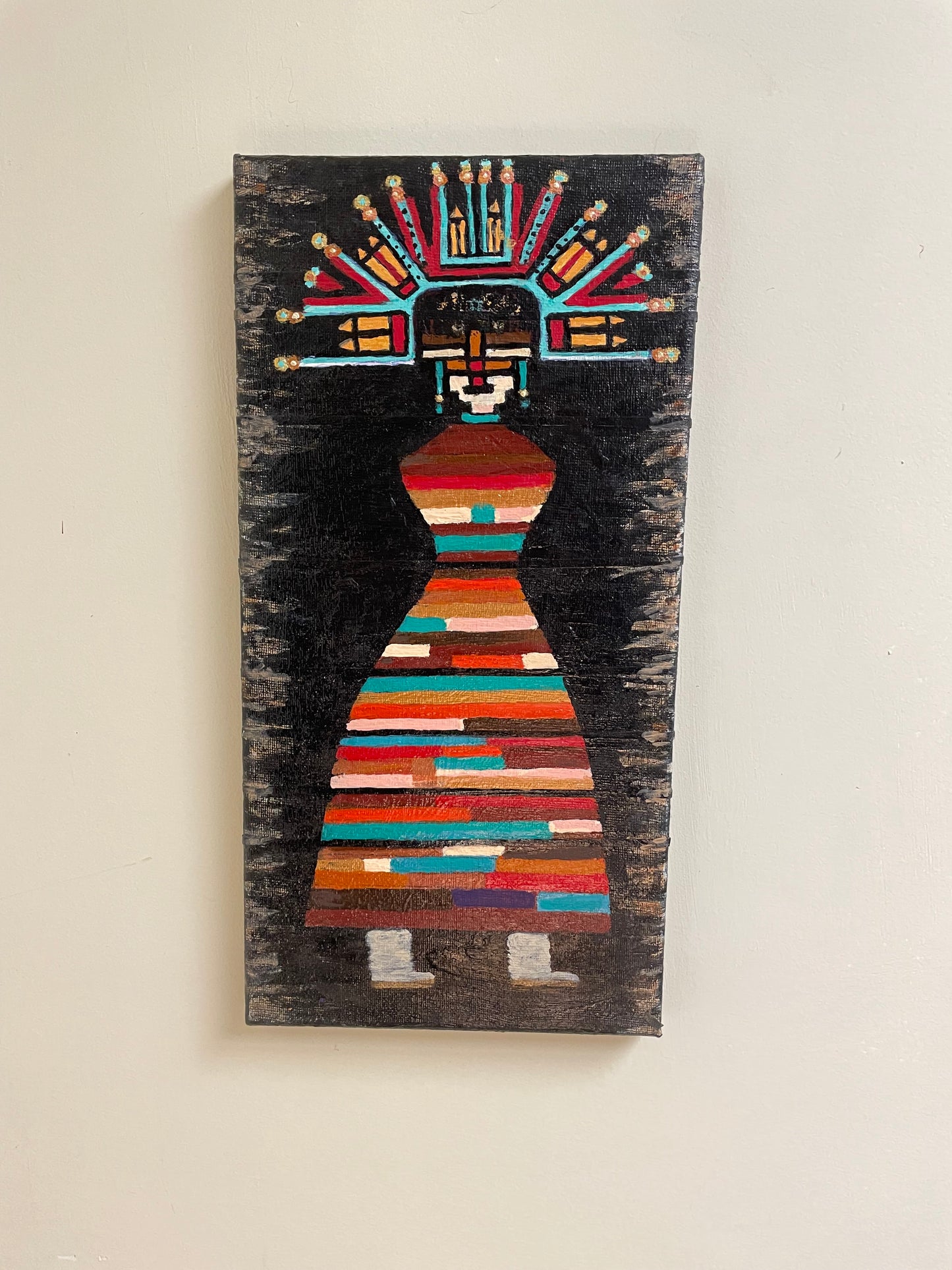 Acrylic “Dance to a New Drum”