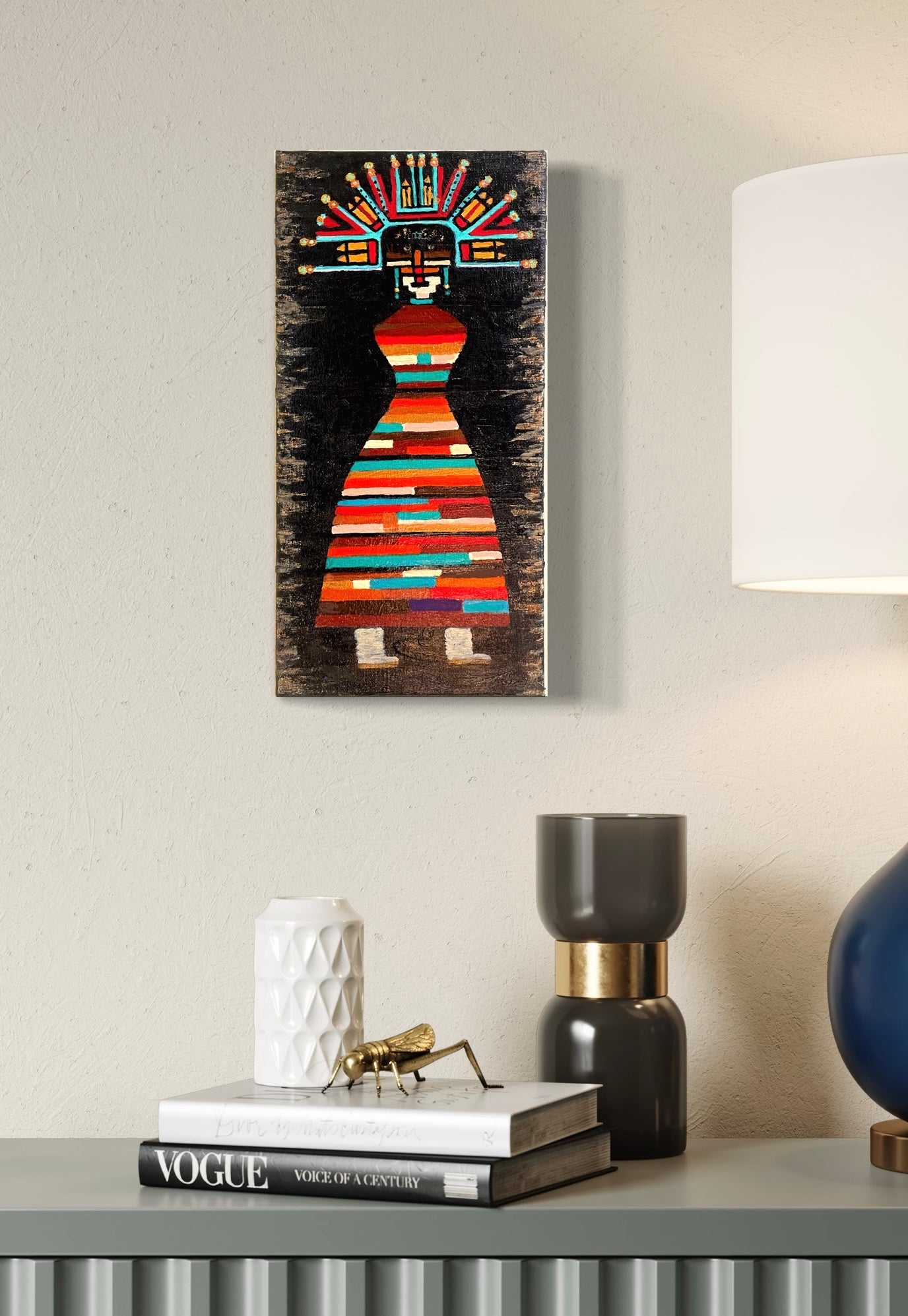 Acrylic “Dance to a New Drum”