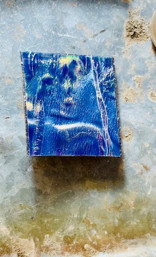 Magnet - “Foiled Blue Symphony” Abstract Art