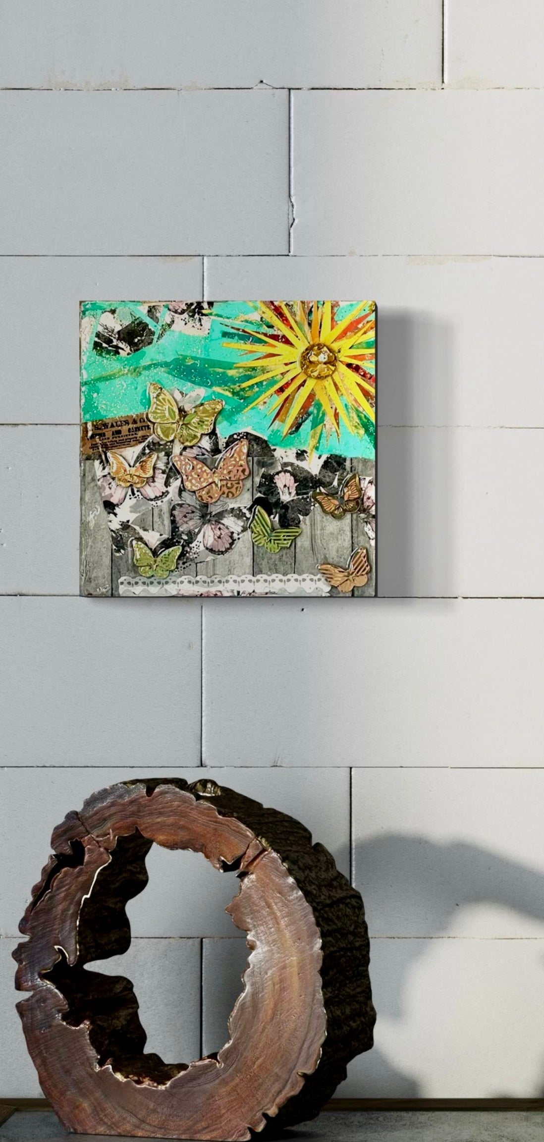 Collage - “Butterflies in My Backyard”