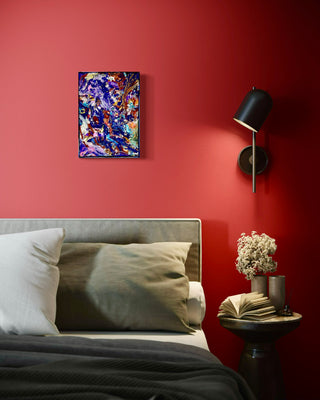 Pour Paint - “Purple Skin Collage”