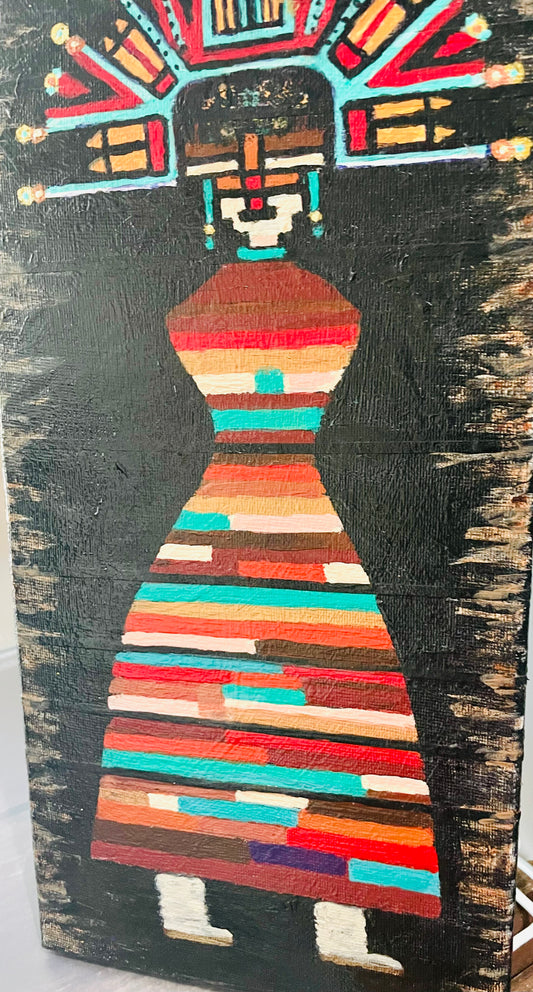 Acrylic “Dance to a New Drum”