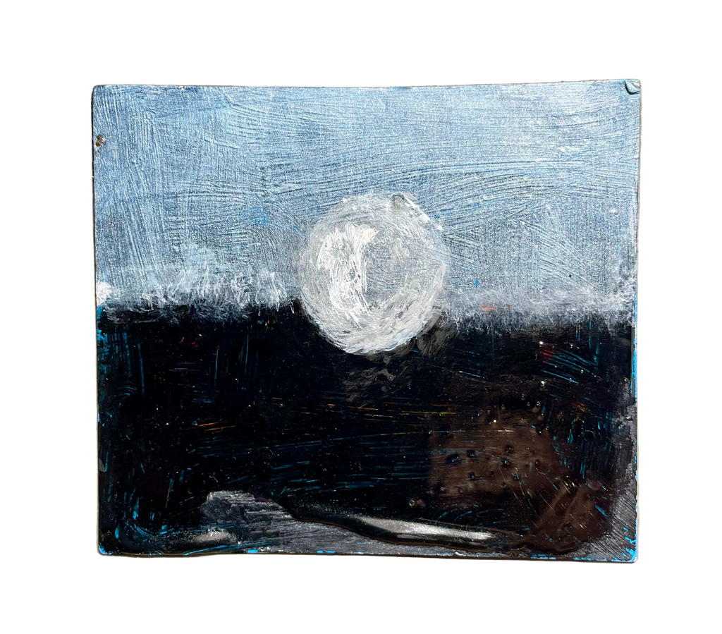 Magnet m- “Silver Moon” Acrylic Resin Coat