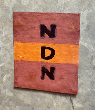 Magnet m- “NDN” Logo Acrylic Brown