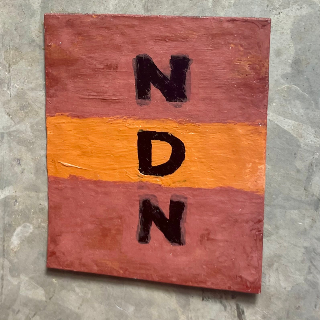 Magnet m- “NDN” Logo Acrylic Brown