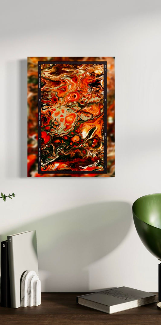 Photo Art - Pour Paint Framed