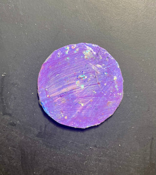 Magnet m- “Iridescent Charm” Purple Acrylic