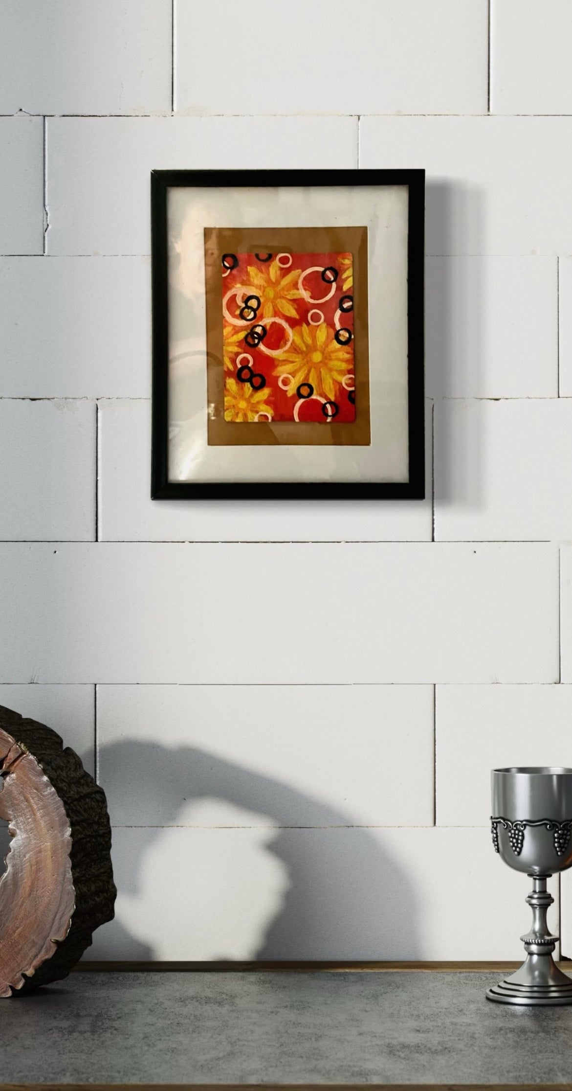 Acrylic a- “Flower Power”