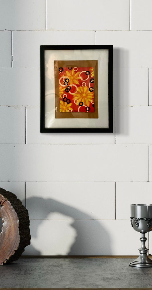 Acrylic a- “Flower Power”
