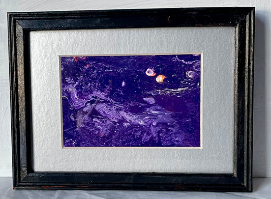 Pour Paint - “Purple Sky”