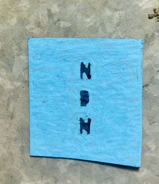 Magnet m-  “NDN” Logo Acrylic Blue