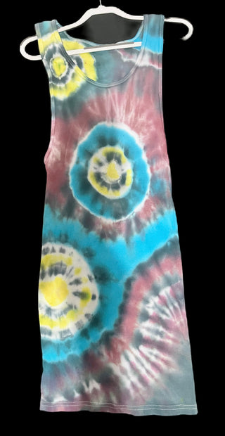 “Burst Blue” Tie-Dye Tank - re-New-ed Art Works