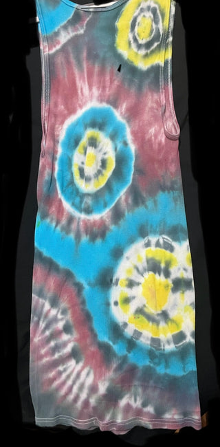 “Burst Blue” Tie-Dye Tank - re-New-ed Art Works