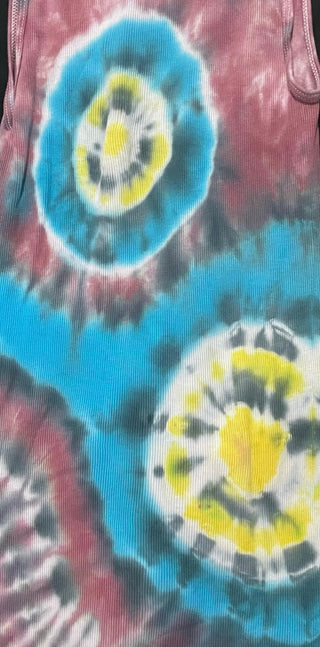 “Burst Blue” Tie-Dye Tank - re-New-ed Art Works