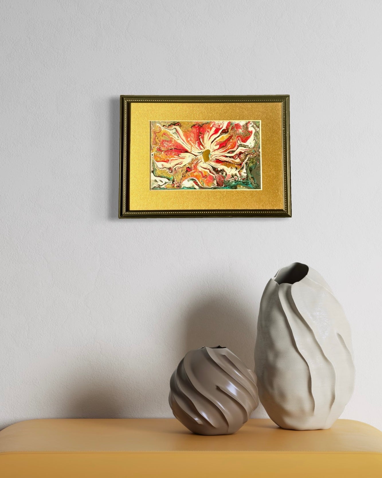 Pour Paint p- “Flower Bloom”
