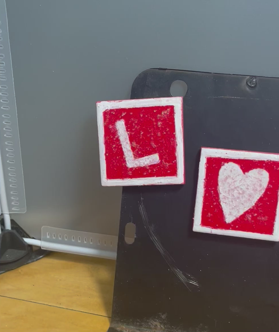 Magnets m- “LOVE” Set of 4